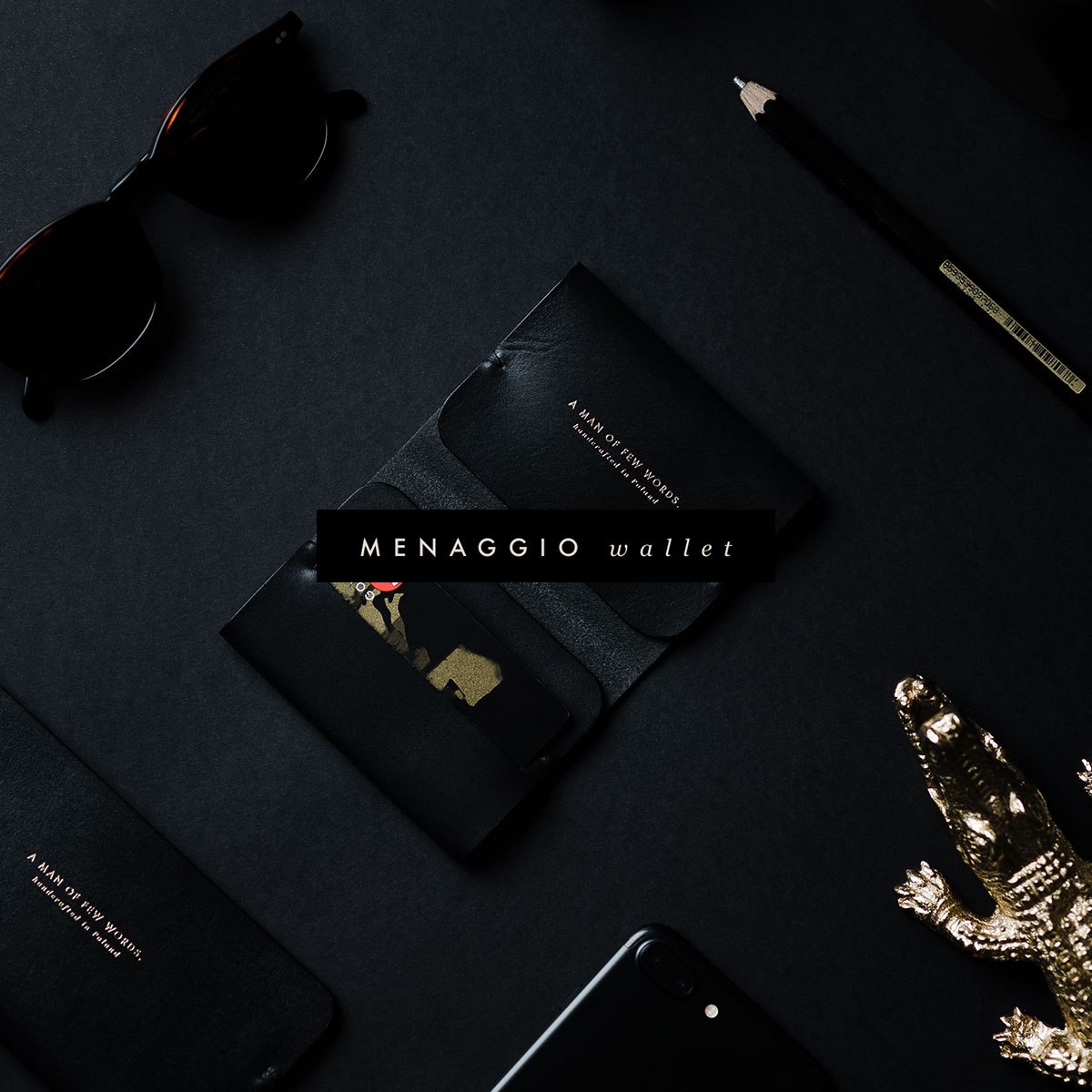 MENAGGIO wallet all-black